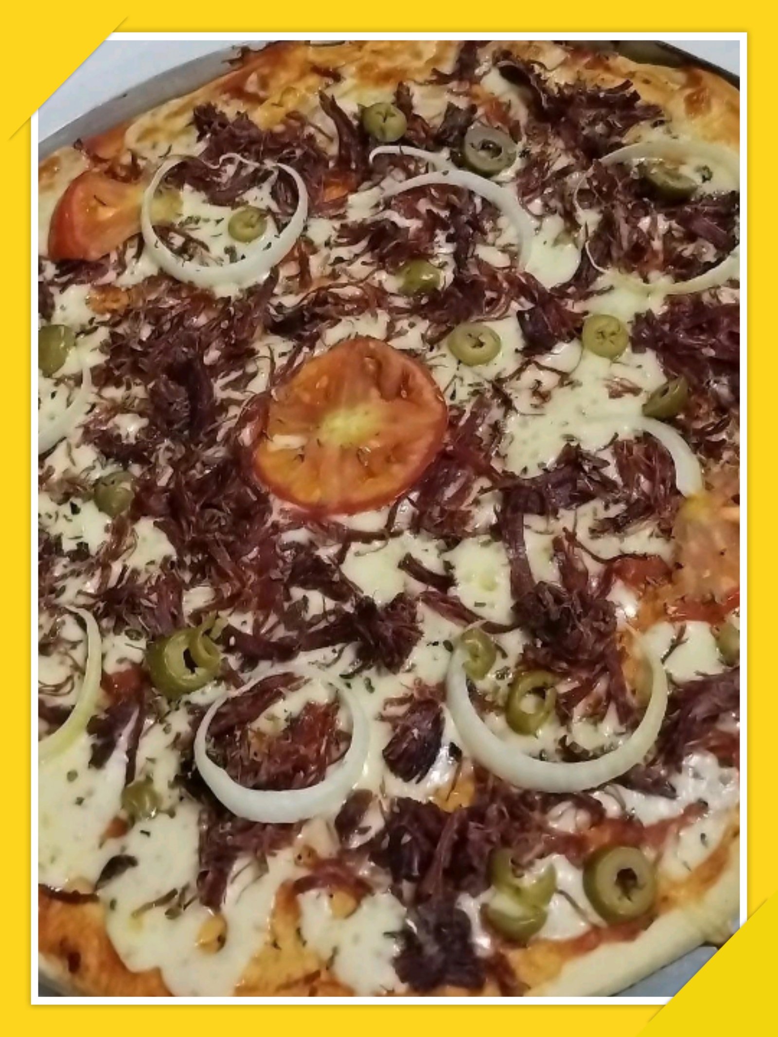 Charque e carne de sol queijo molho barbecue